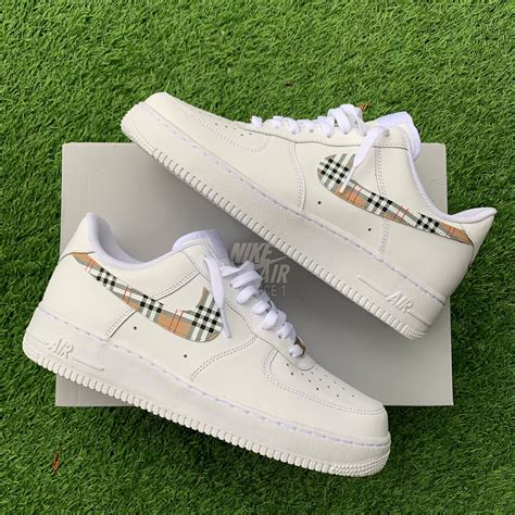 burberry airforce ones|drippy air force 1 shoes.